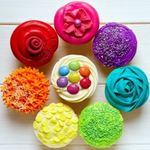  Colourful cupcakes ♥