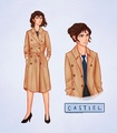 Female Castiel - supernatural fan art