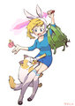 Fionna & Cake - adventure-time-with-finn-and-jake fan art