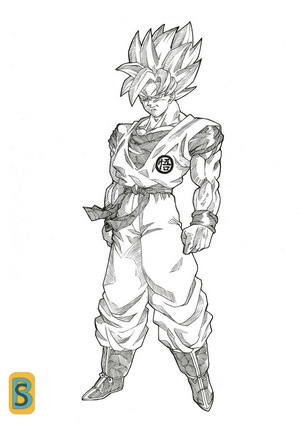 Goku fan art - Goku Photo (35791679) - Fanpop