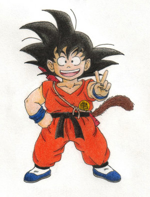  Goku tagahanga art
