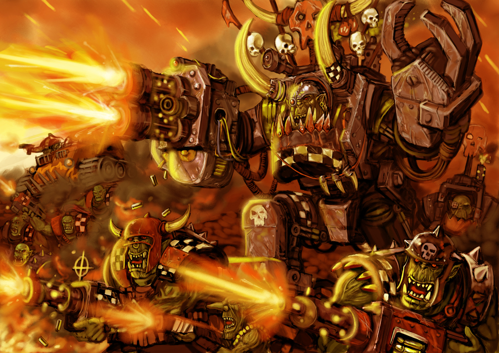 Image result for Orks warhammer 40k wallpaper