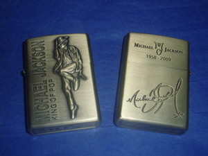  Vintgae স্বর্ণ Michael Jackson Cigarette Lighters