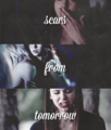 in the end everything collides my childhood spat back out the monster that you see - elena-gilbert fan art