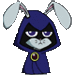 raven bunny - teen-titans-vs-young-justice icon