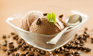 sorvete de chocolate