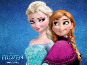  Elsa and Anna 壁纸