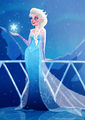 Elsa - frozen fan art