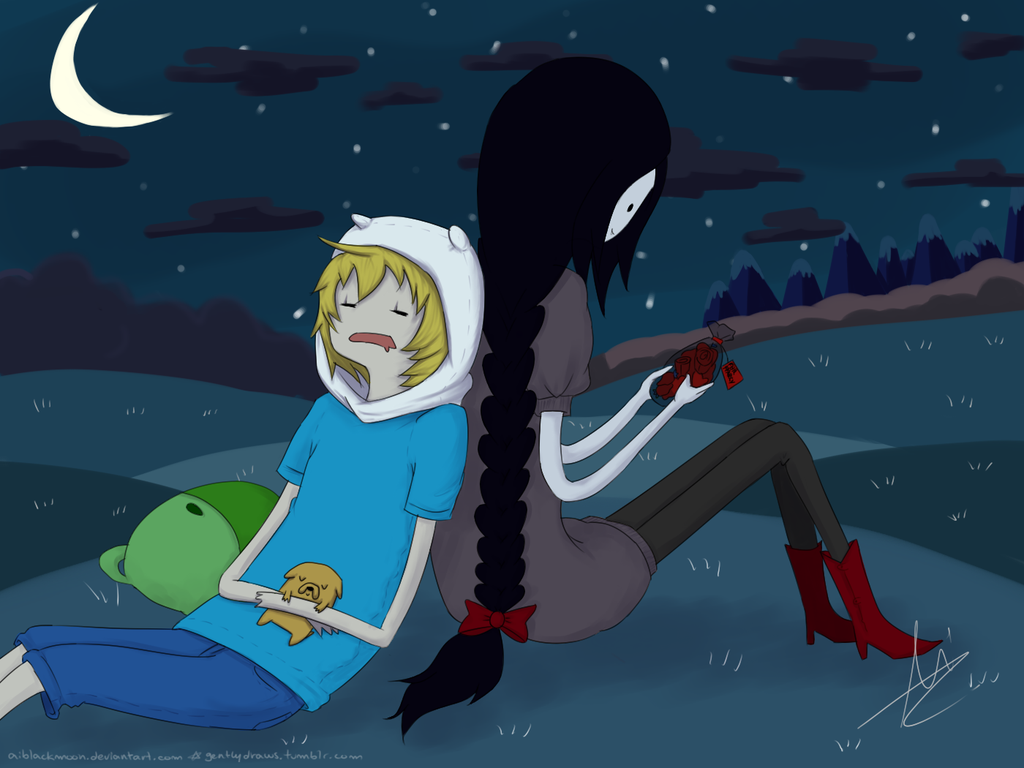 Fan Art of Finnceline for fans of Adventure Time With Finn and Jake. man i ...