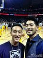 Godfrey at the Lakers Game [Shangai - 10.18.2013] - godfrey-gao photo