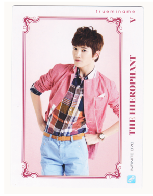 INFINITE Sungjong– Official Collection Card Vol. 1 Scans