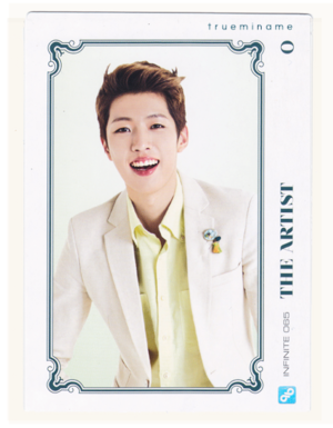  INFINITE Sungyeol– Official Collection Card Vol. 1 Scans