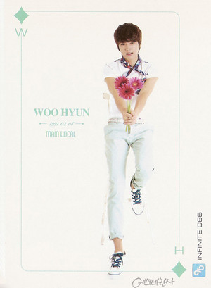  INFINITE Woohyun– Official Collection Card Vol. 1 Scans