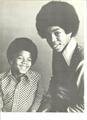 Michael And Older Brother, Jermaine - michael-jackson photo