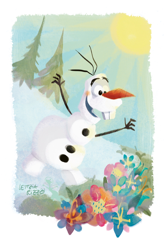 Frozen fan Art: Olaf.