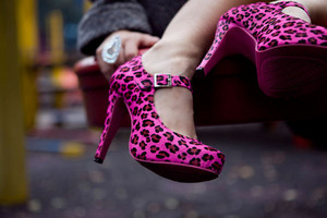 담홍색, 핑크 High Heels