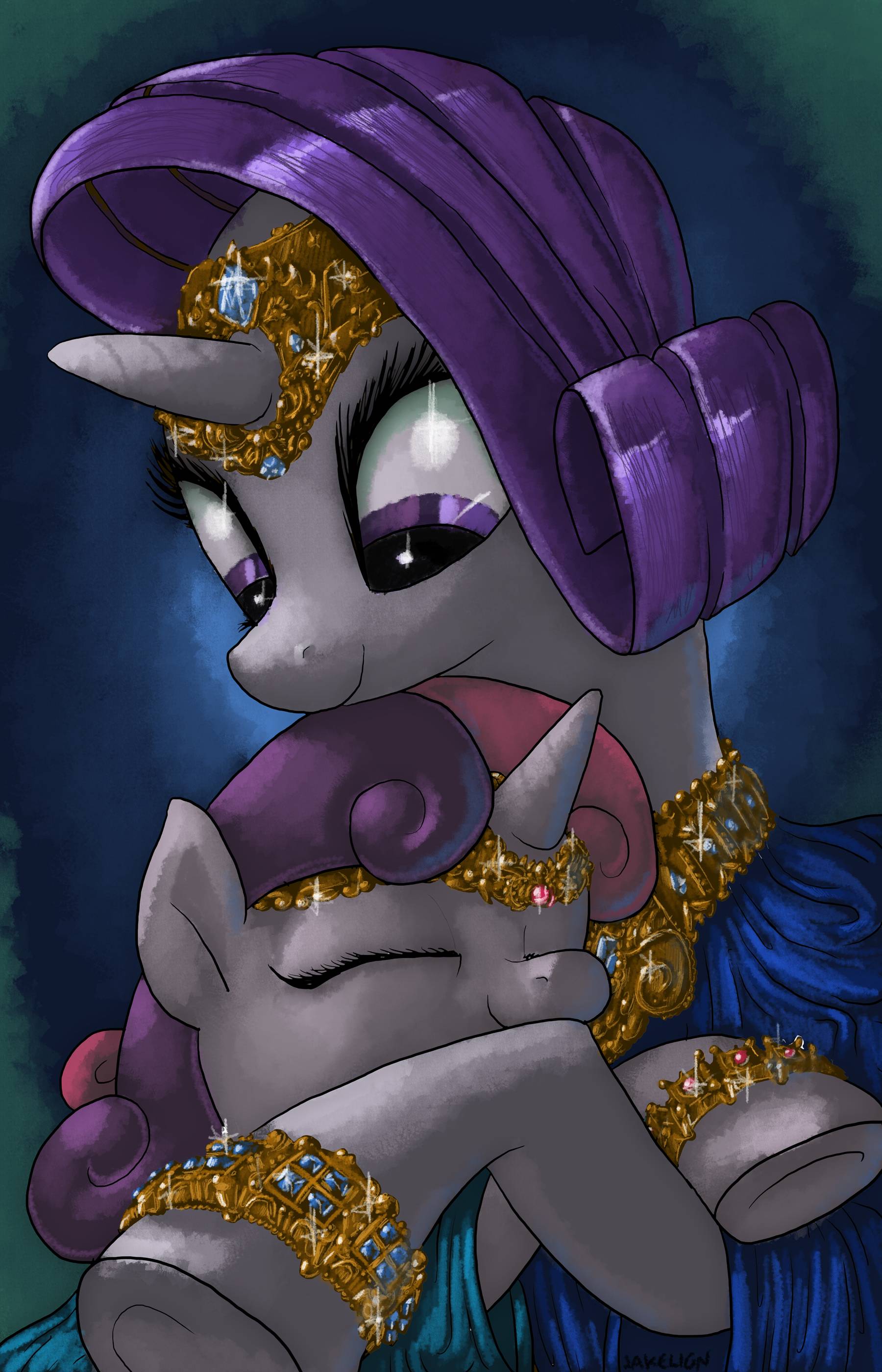 Rarity-and-Sweetie-Belle-my-little-pony-