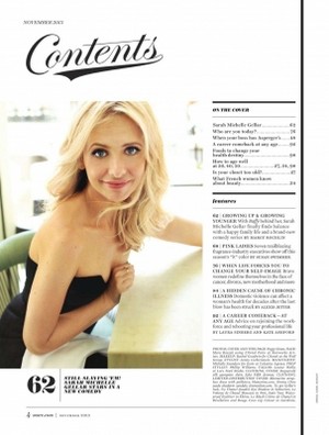  Sarah Michelle Gellar और Magazine (November 2013)