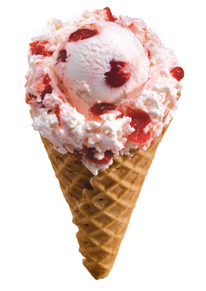 земляничное мороженое, клубничное мороженое