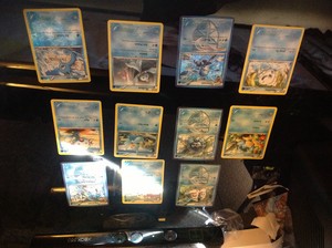  All Pokémon types that I have in cards