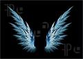 Blue Angel wings - angels fan art