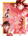 Goku and Luffy - anime-debate fan art
