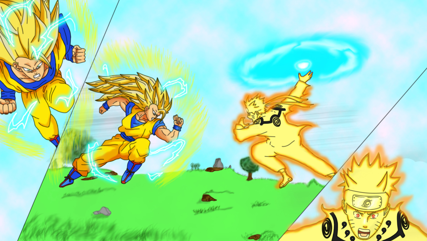 Goku vs Naruto - Anime Debate Photo (35996132) - Fanpop