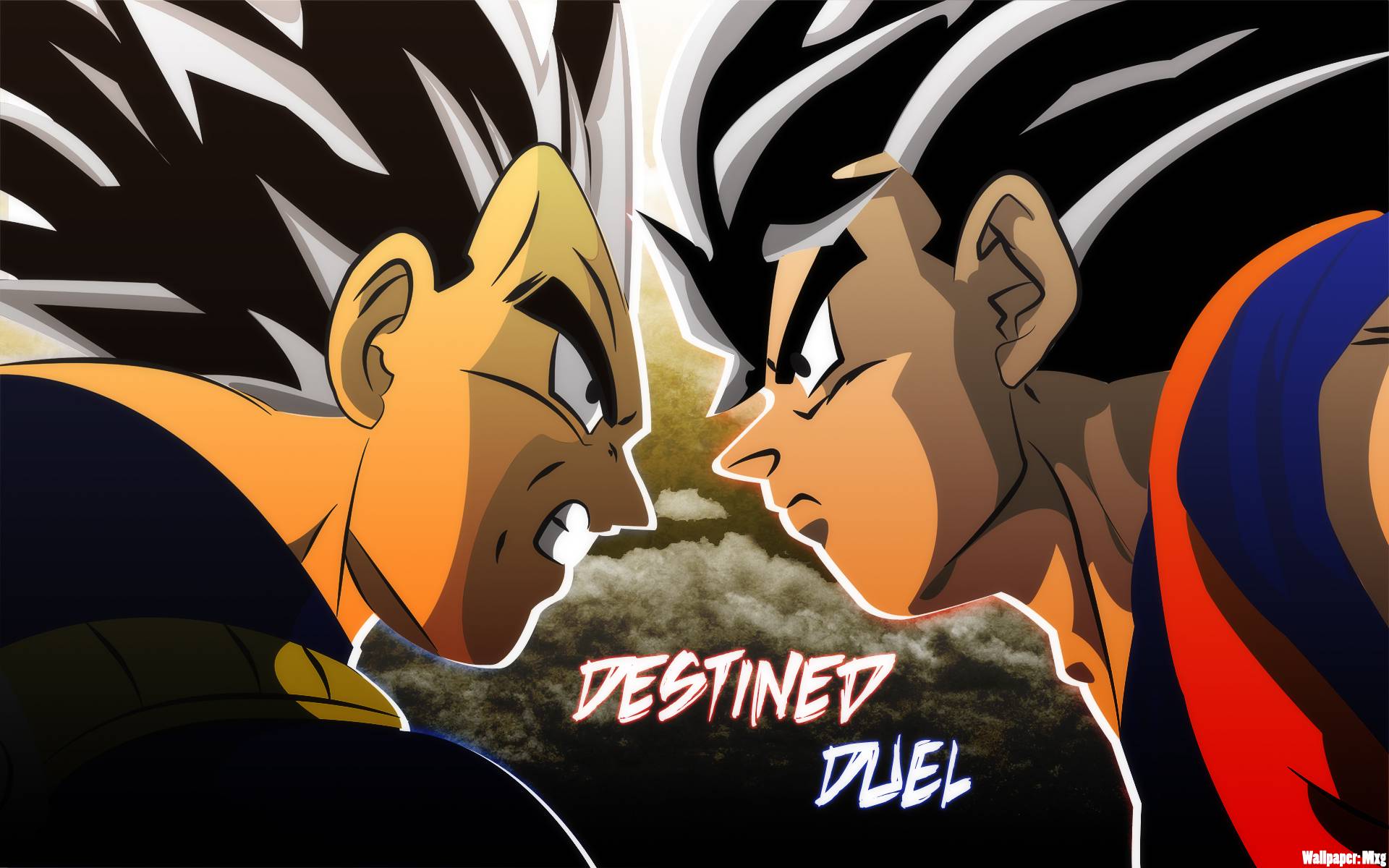 Goku vs Vegeta fond d'écran - Dragon
