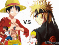 Luffy and Naruto - one-piece photo