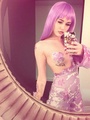 Miley wearing wig (Halloween 2013 pics) - miley-cyrus photo