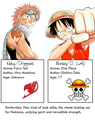 Natsu and Luffy - anime-debate fan art