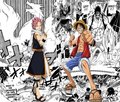 Natsu and Luffy - anime-debate fan art