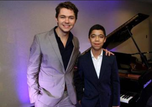  Damian filming Ethan Bortnick's PBS special
