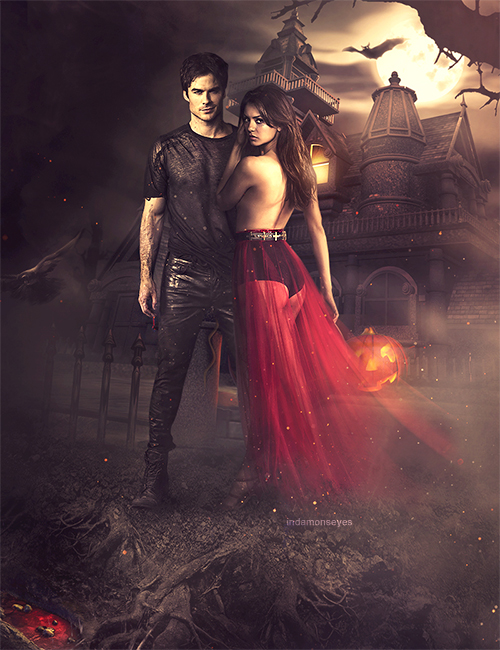 Damon-Elena-the-vampire-diaries-tv-show-