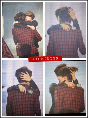  Exo Kai and SHINee Taemin Hugging - SHINee the Best Artist