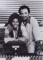 Michael And Quincy Jones In The Recording Studio - michael-jackson photo