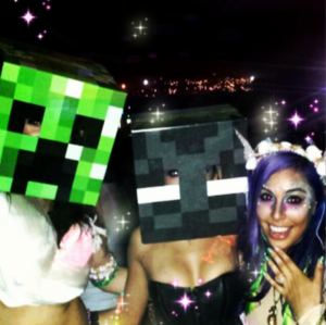 Me and ender and creeper