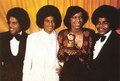 Natalie Cole Backstage With The Jacksons At The 1977 Grammy Awards - michael-jackson photo