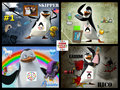 POM penguin character poster - penguins-of-madagascar fan art