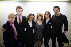  Richelle Mead with the Cast