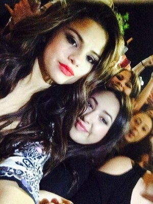 Selena meets fans afterher concert - November 5