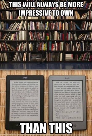 Books over Kindles!
