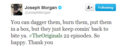 Joseph's Morgan Tweet ♥ - the-originals photo