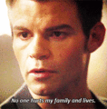 No one hurts my family and lives. No one. - the-originals photo