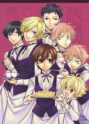  The hosts (and servers) of the Ouran Host Club