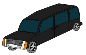 Black Car furgone, van