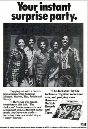  1976 Promo Ad For 1976 Epic Release, "The Jacksons"
