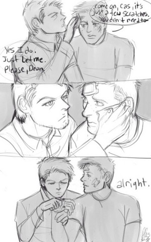  Dean and Castiel ♡