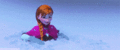 Anna playing in the snow - disney-princess photo