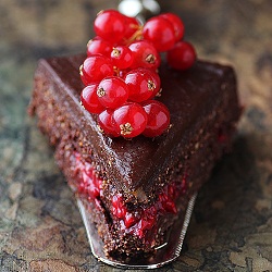  cokelat ceri, cherry cake